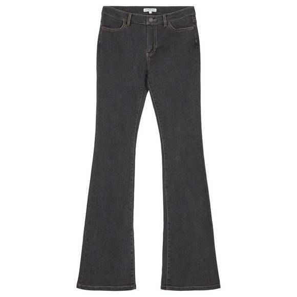 NEW DESIGNERS REMIX girl's bennett flare jeans in black - Picture 3 of 4